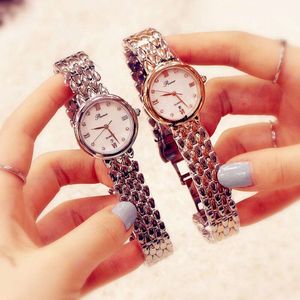 Fashionable Compact 2022 New Women's with Diamond Inlay and Calendar, Fashionable Quartz Waterproof Student Watch