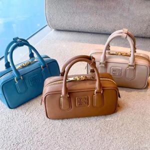 Totes Arcadie Miui Lolita Bowling manico superiore Borse di lusso boston Donna in vera pelle da uomo Pochette da sera Cross Body 5a Borse firmate Borsa a tracolla moda