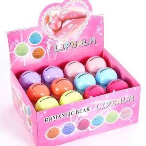 Zestawy 24cs Make Up Ball Lip Balm odcień urocza czyste naturalne rośliny Dzieci Baby Girl