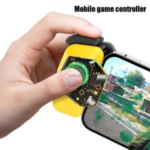 Игровые контроллеры Джойстики Bluetooth-совместимый игровой триггер 5.0 3-пальцевый 3D-джойстик Type-C Перезаряжаемые триггеры для прицельной стрельбы Аксессуары для PUBG Mobile