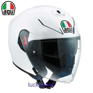 Autumn K5 Jet Italian podwójny obiektyw Half AgV Hełm Motocykl męski kapelusz bezpieczeństwa oddychający cztery sezony 1ZPH