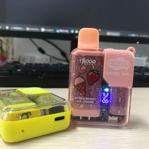 embalagem caneta de frutas descartável preta Original Savage Bubble vaper 15000 vape Puff 15k Poco 28ml fábrica vapes china Child Lock Built-in Smart Display tornado e charutos