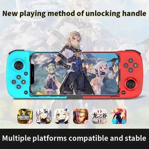 Game Controllers Joysticks D3 Type-C Telescopic Mobile Phone Gamepad Bluetooth-compatible 5.0 Wireless Game Controller Joystick for P4 Switch PC Handle