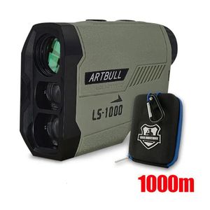 ARTBULL Golf Laser Rangefinder 1000M 650M Telescope with Flag-Lock Slope Pin Distance Meter for Hunting Monocular 240111