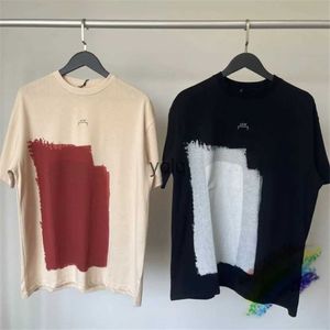 Men's T-Shirts A-COLD-WALL* T-shirt Red Ink Painting A COLD WALL T shirt 1 1 B Quality Tag ACW Tops Teeyolq