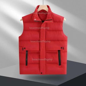 Gilet da uomo Smanicato frangivento Designer Body Warm stampato con lettere Piumino da donna senza maniche Gilet tattico