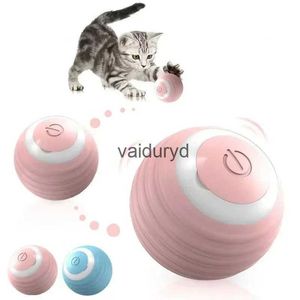 Cat Toys Automatic Rolling Smart Ball Toys Silicone Self-moving Kitten Toys Cat Supplies Juguetes Para Gatos Remote Control Ball vaiduryd