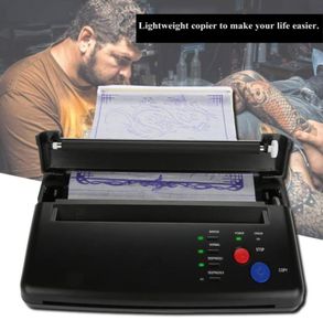 2 tipos portátil a5 a4 papel tatuagem transferência estêncil copiadora térmica máquina preto permanente maquiagem tatuagem suprimentos1609174