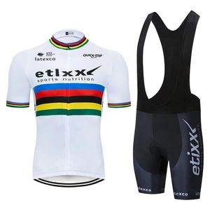 Sets 2022 New Quick Step Cycling Jersey Summer Set Team Cycling Clothing Road Bike Suit Bicycle Bib Shorts MTB Maillot Ciclismo Ropa