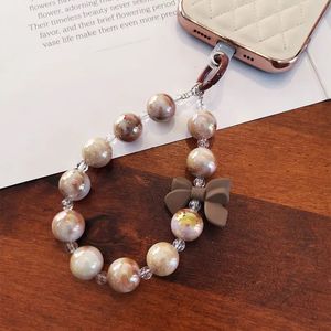 PC1016PC1100 Mixed Color Phone Case Chain Bead Strap Armband Wrist Pendant Hand Fashion Classic Luxury Cover 240111