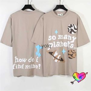 Männer T-Shirts Schäumender Druck So Many Planet T-Shirt Männer Frauen Broken Planet Market T-Shirt Star Tops Cosmos Short Sleeveyolq