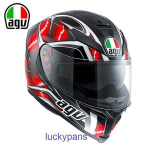 Helmet K5 S K1 Motorcycle Italy Racing Mist AGV proof Summer Safety Full Double Lens Running 3 ZTS7