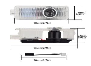 CAR EMBLEM LED Door Light Projector Lamp Auto Welcome Courtesy Lights för BMW X1 E84 X3 E83 F25 M3 E90 E91 E60 E70 X5 X63697738