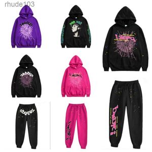 Spider Tracksuit Designer Mens 555 Sp5der Sweatshirt Man Pullover Young Thug 555555 Hoodies Womens Pink Spiderspider m a c KZGE