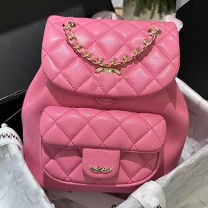 Kleine Duft mit großer Kapazität Fairy High-Value-Frosch-Bucket Cowide Bag Rucksack 23p mit Designer Schultern Kaviar Damen tragbarer lässiger modisches und