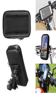 Universal MTB Bisiklet Bisiklet Motosiklet Telefon Tutucu Çantası Su Geçirmez Motosiklet Gidon Braketi Cep Telefon Montajı Case3755856
