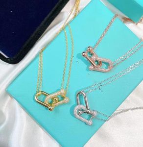 Luxury Pendant Necklace Hardware Designer S925 Sterling Silver Crystal Bucket Lockets Charm Short Chain Choker for Women Jewelry1368700