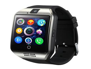 Smart Watches Q18 Bluetooth Apple iPhone için Akıllı Saati iOS SIM kart yuvası bileklikleri ile Samsung Android Telefon Smart Watch1077640