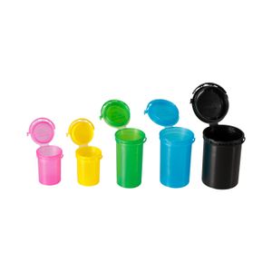 Squeeze Plastic Bottle with Pop-up Cap Packaging Bottles Column Round Container
