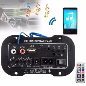 Akcesoria BluetoothCompatybilne 2.1 Płyta wzmacniacza audio 220 V HiFi Bass Power AMP USB FM Radio TF Player Suboofer Power Wzmacniacze