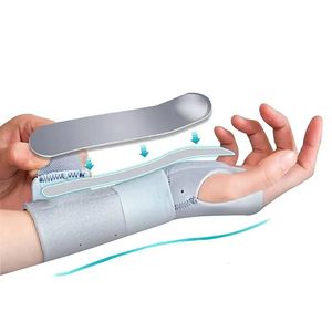 Adjustable Compression Wrist Support Carpal Tunnel Protector Brace Wristband with Splints Gym Sports Hand Band Wrist Wraps Strap 240112