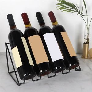 Iron Wine Display Stand Creative Bottle Storage Racks Multi Groove Holder Cabinet Shelf Organizer Bar Tools 240111