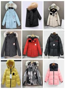 2022 inverno novo designer crianças casaco para baixo jaqueta para meninos real pele de guaxinim grosso quente bebê outerwear casacos 212 meninos meninas jaquetas y6614674