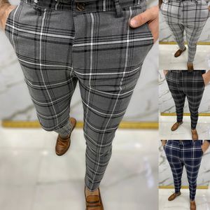 Mężczyźni swobodni spodnie formalne spodnie ołówku społecznego dla mężczyzn pracowników biura biznesu ślubne spodnie Streetwear x 240112