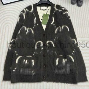 Nuovi maglioni firmati da donna Cardigan lavorato a maglia Mohair parte superiore casual allentata del corpo Maglione lavorato a maglia elegante dimagrante per donna