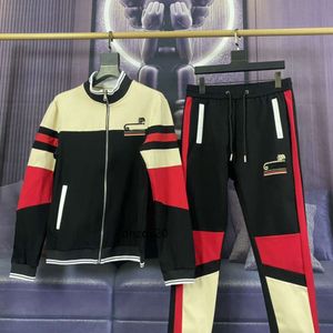 Broderad träningsdräkt Luxury Sports Sport Cotton Jacket Designer Cardigan Coat Casual Pants Outdoor Jogging Trousers Zipper Sweatshirt 2 Piece Set
