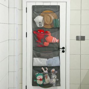 Storage Boxes Wall Hanging Toy Organizer Bags Toys Rack Over The Door Fabric Cabinet Closet For Hat Clothes Organizers