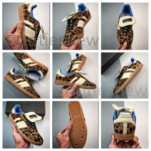 Designer shoes Leopard print ity wales bonner Vintage Trainer Sneakers Non-Slip Outsole Fashionable 00s Classic Men Women Casual s shoes 1R9B