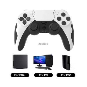 Game Controllers Joysticks GAMINJA P48 Wireless Gamepad with Six Axis Gyroscope Game Controller For P4 P3 Console Wins 7 8 10 Dual Vibration PC Joystick