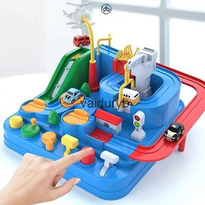 Electric RC Track Racing Rail Car Model Educational Toys Children Track Adventure Game Brain Mechanical Interactive Train Animals Space Rocket Toyvaiduryb