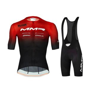 Setler 2022 Yeni MMR Bisiklet Giyim Erkekler Bisiklet Jersey Set Yarış Yolu Bisiklet Gömlekleri Takım MTB Bisiklet Önlük Şort MTB ROPA CICLISMO MAILLOT