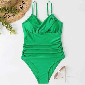 Roupa de banho feminina sexy biquíni 7 cores S-XXL conjunto verão tankini novo maiô feminino uma peça maiô beachwear tamanho grande yq240112