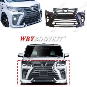 2018-2023y Toyota Alphard Upgrade Rowen Body Zestaw Nazwa samochodem Zewnętrzne przednie strach strach przednie usta dodatkowe wargi boczne spódnica tylna spoiler Właski silnikowe skrzydło maski silnikowe