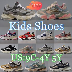 4 Jahre 5 Jahre Kinder-Laufschuhe 9060 Kleinkind-Turnschuhe Jungen-Mädchen-Trainer Sea Salt White Arctic Grey Quartz Rain Cloud Bricks Black White Sport-Läuferschuh