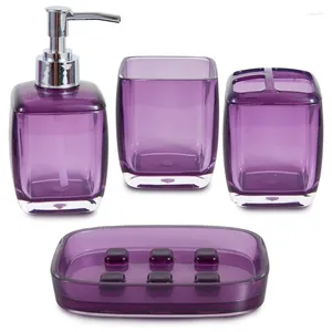 Set di accessori da bagno Accessori per l'arredo del bagno con portaspazzolino, tazza, dispenser di sapone
