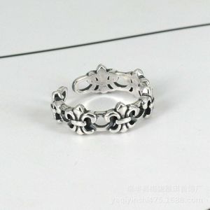 Новый дизайнер CH Cross Chromes кольцо бренда для женщин Unisex Sier S Sterling Par