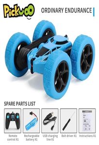 RC Car 2 116 Stunt Drift Deformation Car Rock Crawler Radio Control Car 360 Degree Flip RC Vehicle Toys with LED Light LJ2012093098812936