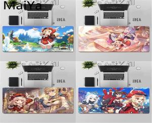 Mouse Pads Wrist Rests Maiya Top Quality Genshin Impact Klee Unique Desktop Pad Game Mousepad Large Keyboards Mat6536580