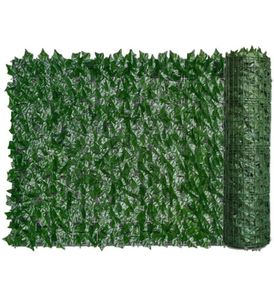 Esgrima portões de treliça artificial hedge folha verde hera cerca tela planta parede grama falsa pano de fundo decorativo privacidade proteção5414388