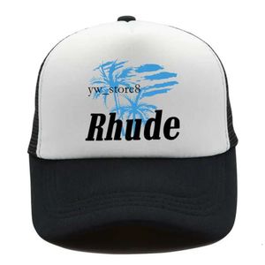 Rhude Ball Caps Fashion Brand Rhude Hat Tryckt American Truck Hat Spring and Summer Couples Versatil Sun Visor Hat Leisure Sports Baseball Cap Designer Rhude 1021