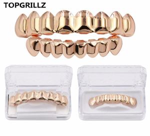 Topgrillz Grillz مجموعة الذهب للانتهاء ثمانية 8 أسنان أعلى 8 أسنان السفلية الهيب هوب شواية 237J9745916