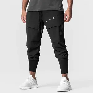 Men's Pants Casual Trend Brand Gym Sports Jogging Multi-pocket Cargo Quick Dry Fitness Trousers Workout Trackpants