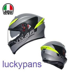 K5s AGV und Motorrad Herrenhelm Damen New Racing Four Seasons Dual Lens Voll 3c zertifiziert leicht Antibeschlag 8RC2