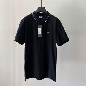 Jersey CP Polo Gömlek Tasarımcı Erkek Tişört Kırış Polo Kısa Kollu Pamuk Cp Nakış Küçük Etiket Erkek Gömlek Golf Sweatshirt M-2XL