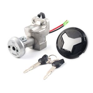 Ignition Switch Lock Fuel Gas Cap Cover Set Fit For Yamaha Nmax 155 2015-2019