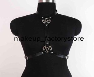 Massage Sex Black Women Leather Harness Gothic Garter Adjustable Body Bdsm Erotic Lingerie Belt Lingerie Sexy Suspender Bra Cage W5447750
